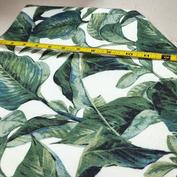 Canvas Tote Bag Large - NWT - Green Leaves Print - Picture 9 of 9